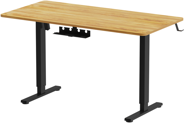Стол с электрорегулировкой высоты OfficePro ODE1470LW 1400 х 700 мм Light Wood/Black (ODE1470LW) - изображение 3