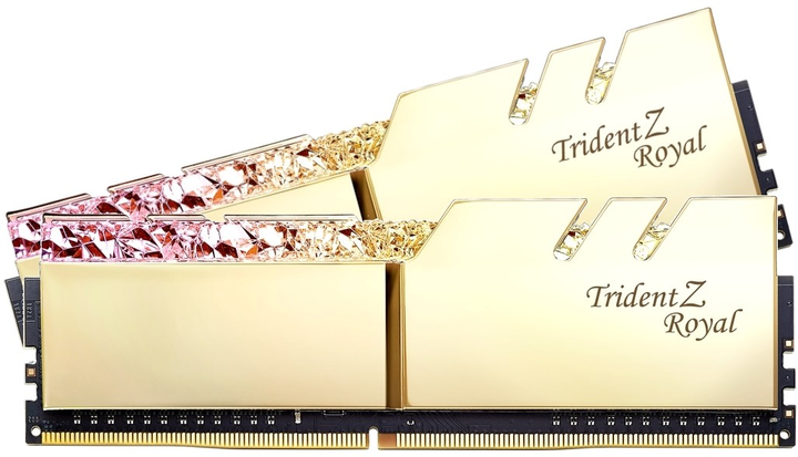 Pamięć RAM G.Skill DDR4-3600 32768MB PC4-28800 (Kit of 2x16384) Trident Z Royal Gold (F4-3600C18D-32GTRG) - obraz 1