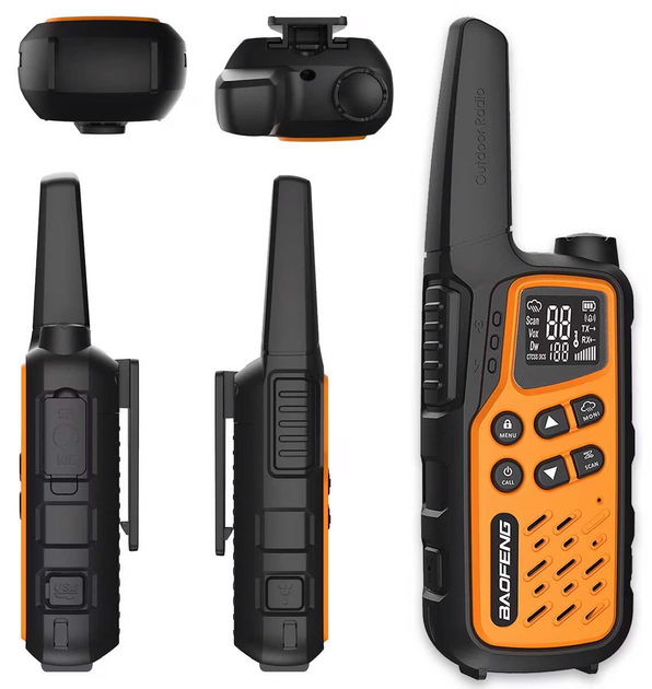 Krotkofalowka Baofeng BF-T25E Orange (5904921481892) - obraz 2