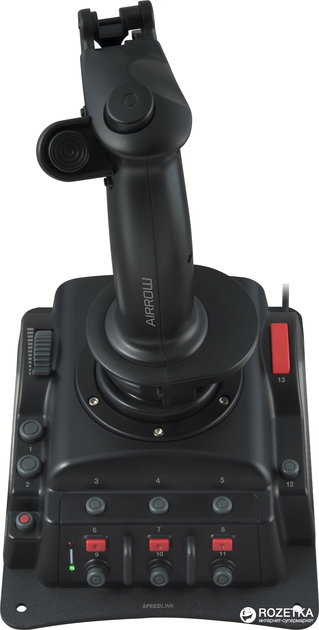 Проводной джойстик SPEEDLINK Airrow Flightstick PC Black (SL-650200-BK ...