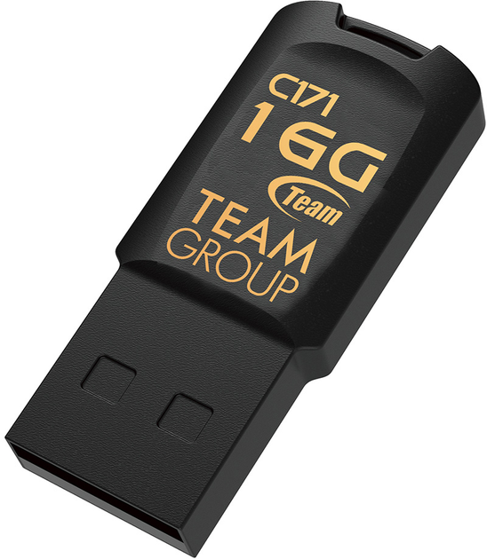 Pendrive USB Team Group C171 16GB USB 2.0 Black (TC17116GB01) - obraz 2