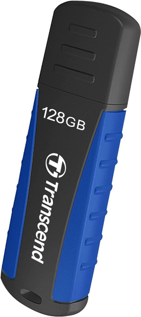 Pendrive USB Transcend JetFlash 810 128GB USB 3.1 Gen1 Black-Blue (TS128GJF810) - obraz 3