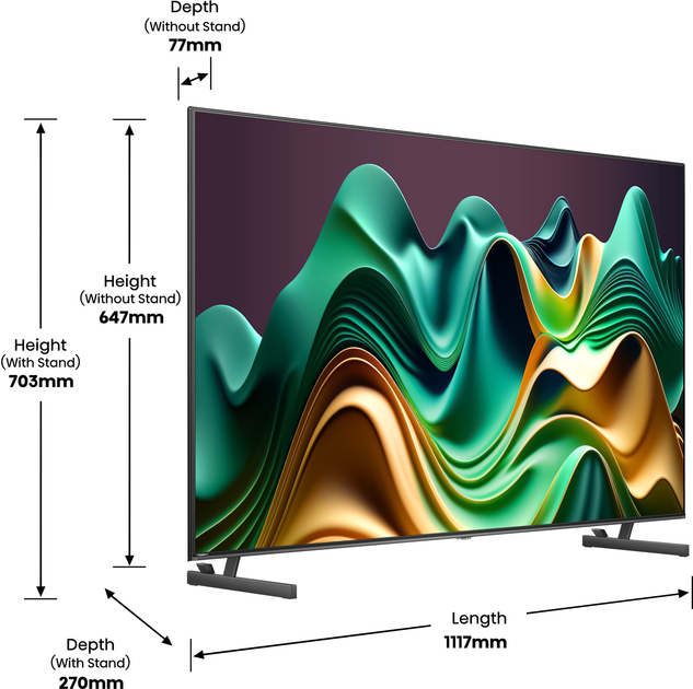 Телевізор Hisense miniLED 55U6NQ (6942351403908) - зображення 11