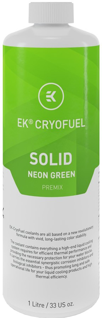 Концентрат EKWB EK-CryoFuel Premix Solid Neon Green 1000 мл (3831109880364) - зображення 1