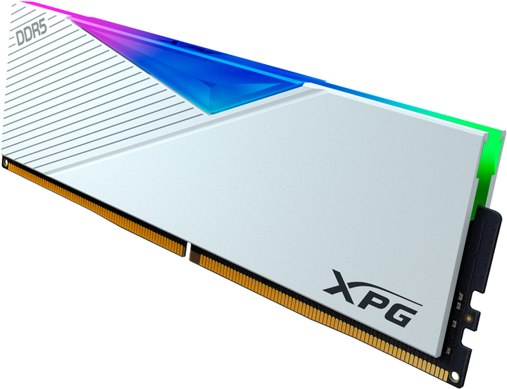 Оперативна пам'ять ADATA DDR5-6400 32768MB PC5-51200 (Kit of 2x16384) XPG Lancer RGB White (AX5U6400C3216G-DCLARWH) - зображення 4
