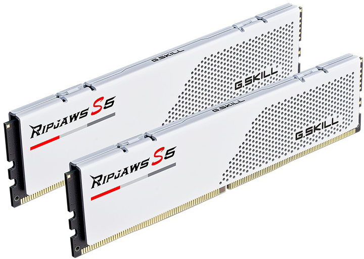 Оперативна пам'ять G.Skill DDR5-5600 32768MB (Kit of 2x16384MB) Ripjaws S5 White (F5-5600J3036D16GX2-RS5W) - зображення 3