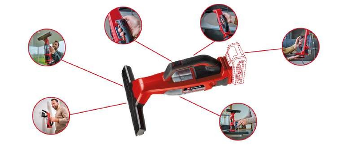 Віконний пилосос Einhell X-Change BRILLIANTO (3437100) - зображення 15
