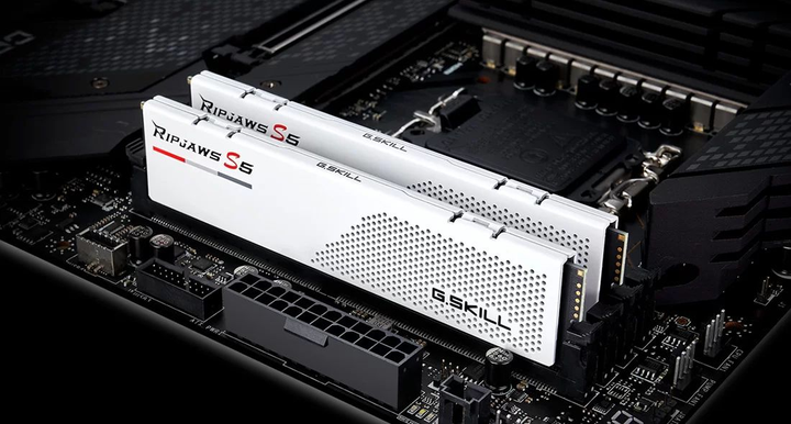 Оперативна пам'ять G.Skill DDR5-5600 32768MB (Kit of 2x16384MB) Ripjaws S5 White (F5-5600J3036D16GX2-RS5W) - зображення 5