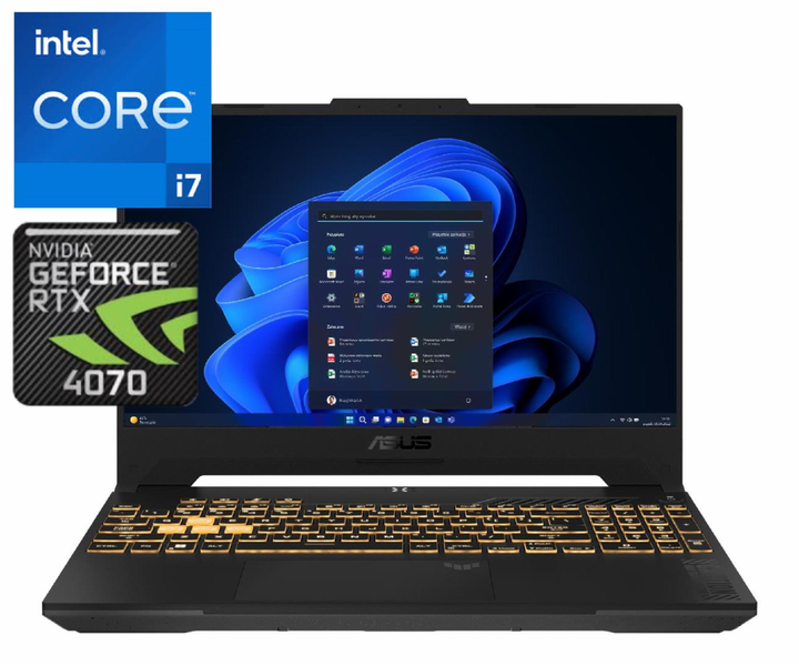 Ноутбук (2024) геймерський ASUS TUF Gaming F15 i7-12700H / 64GB / 2TB ...