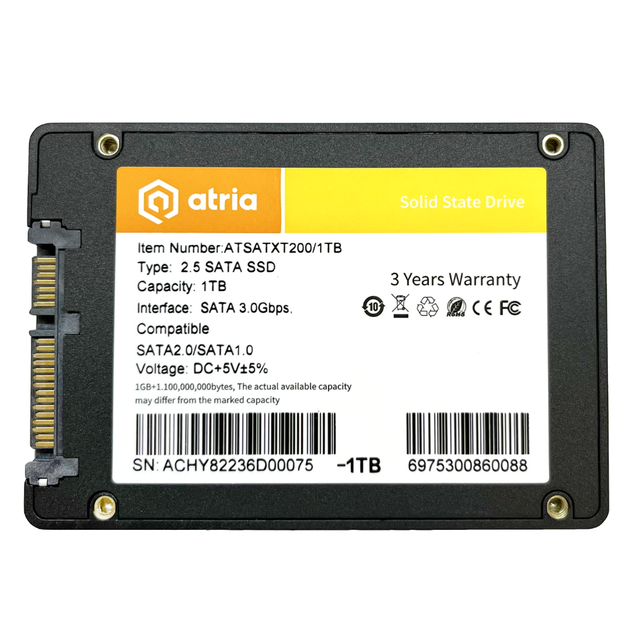 Накопитель SSD 2.5" ATRIA ATSATXT200/1024 1ТБ/TLC - изображение 2