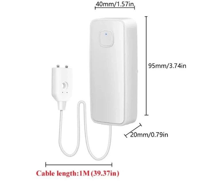 Умный датчик протечки воды / датчик затопления WiFi Tuya smart house с сигнализацией - изображение 3