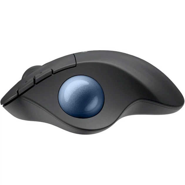 Миша бездротова Logitech Ergo M575S Graphite + Blue Ball - зображення 2
