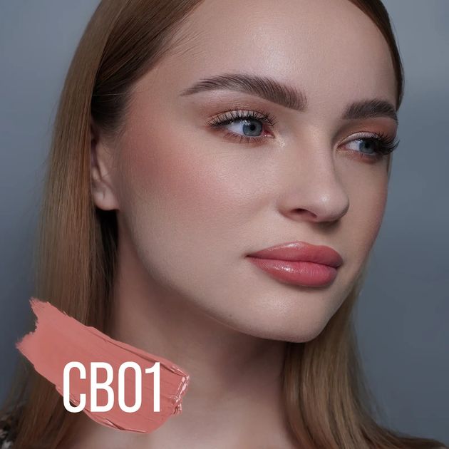 Кремові рум'яна CB01 Creamy Blush by Veronika Kyryliuk для обличчя Sinart - зображення 2