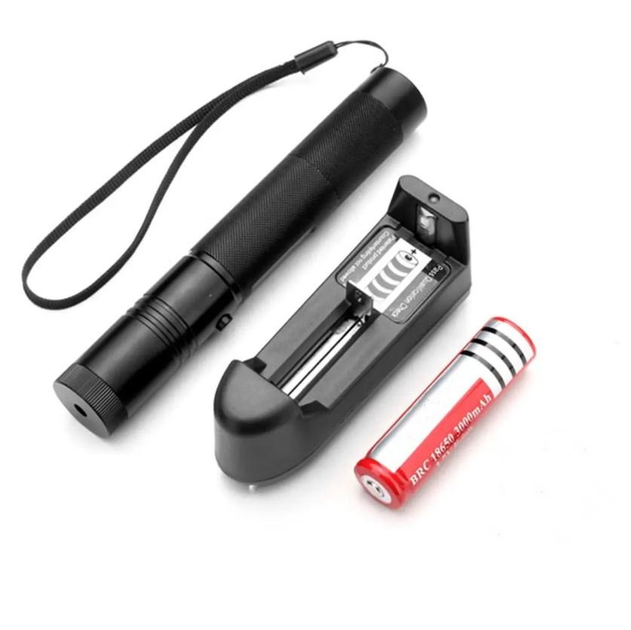 Лазерне вказівка ​​Green Laser Pointer BL-303 ЗЕЛЕНЬ 303-3000mw 1*18650 - зображення 2
