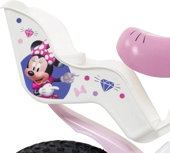 Rower dziecięcy Huffy Disney Minnie 14" 24951W White/Pink (0324472495134) - obraz 3
