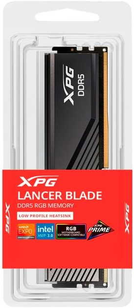 Оперативна пам'ять ADATA DDR5-6000 16384MB PC5-48000 XPG Lancer Black (AX5U6000C3016G-SLABRBK) - зображення 4