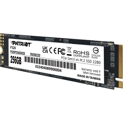 Накопитель SSD M.2 2280 256GB Patriot (P320P256GM28) - изображение 3