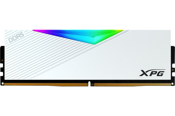 Pamięć RAM ADATA DDR5-6000 16384MB PC5-48000 XPG Lancer RGB White (AX5U6000C3016G-CLARWH) - obraz 1