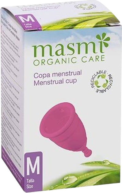 Менструальна чаша Masmi Organic Care M (8432984001131) - зображення 1