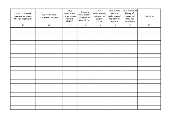 Журнал руху (обліку) Актів про порушення, A4, альбомна орієнтація. Тверда обкладинка - зображення 3