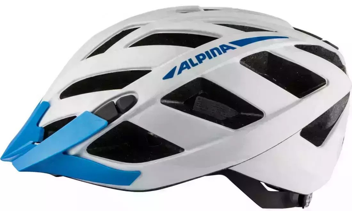 Kask rowerowy Alpina Panoma 2.0 52-57 cm White-Blue Gloss (4003692310200) - obraz 2