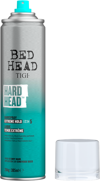 Лак для волосся екстрасильної фіксації TIGI Bed Head Hard Head 385 мл - Фото 1 Лак для волосся екстрасильної фіксації TIGI Bed Head Hard Head 385 мл - зображення 1