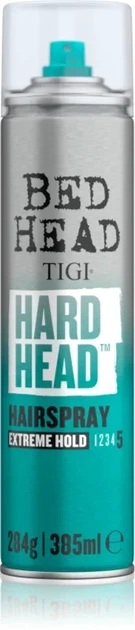 Лак для волосся екстрасильної фіксації TIGI Bed Head Hard Head 385 мл - Фото 2 Лак для волосся екстрасильної фіксації TIGI Bed Head Hard Head 385 мл - зображення 2