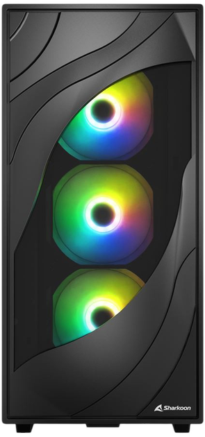 Obudowa Sharkoon Rebel C80M RGB Black (4044951041145) - obraz 2