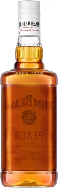 Ликер Jim Beam Peach 0.7 л 32.5% (080686043171) – фото, отзывы
