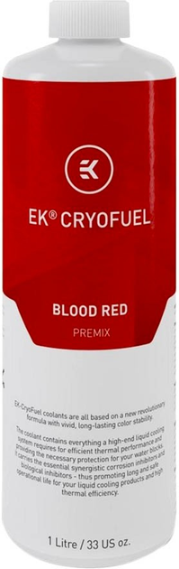 Płyn chłodzący EKWB EK-CryoFuel Blood Red 1000 ml (3831109813263) - obraz 1