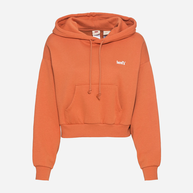 Худи утепленное на флисе женское Levi`s 500078704 XS Оранжевое (1159822197) - изображение 6