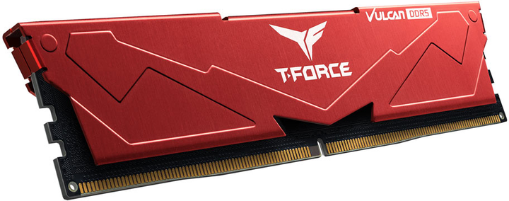 Pamięć RAM Team Group DDR5-5200 32768MB PC5-41600 T-Force Vulcan Red (FLRD532G5200HC40C01) - obraz 3