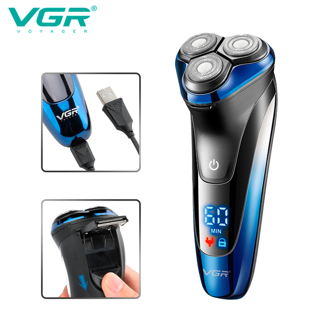 Электробритва VGR V-387, роторная - изображение 2