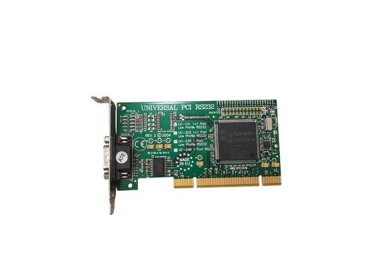 Универсальная низкопрофильная карта Brain Boxes UC-235-001 с 1 портом RS422 PCI БУ - изображение 1