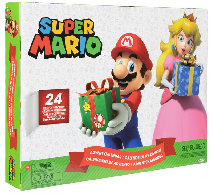 Kalendarz adwentowy Jakks Pacific Nintendo Super Mario Xmas 153386 (0192995413726) - obraz 1