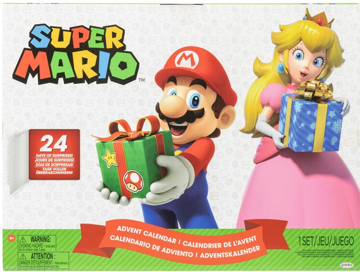 Kalendarz adwentowy Jakks Pacific Nintendo Super Mario Xmas 153386 (0192995413726) - obraz 2