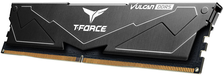 Оперативна пам'ять Team Group DDR5-5600 32768MB PC5-44800 (Kit of 2x16384) T-Force Vulcan Black (FLBD532G5600HC36BDC01) - зображення 2