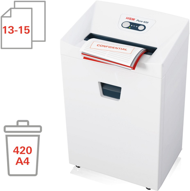 Niszczarka HSM Pure 420 (4026631054225) - obraz 4