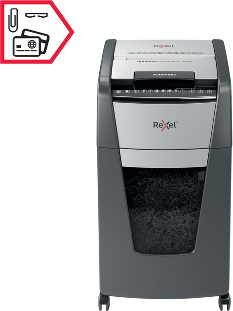 Шредер Rexel Optimum AutoFeed+ 300X (5028252613934) - зображення 4
