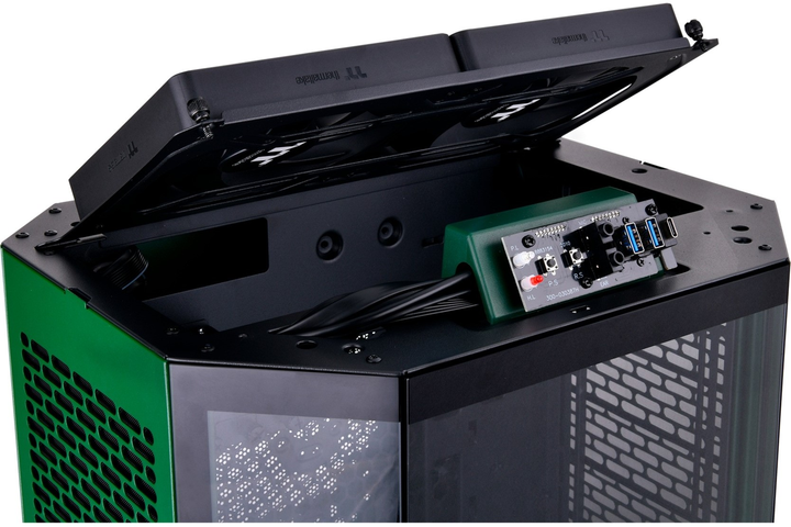 Obudowa Thermaltake The Tower 300 Racing Green (CA-1Y4-00SCWN-00) - obraz 13