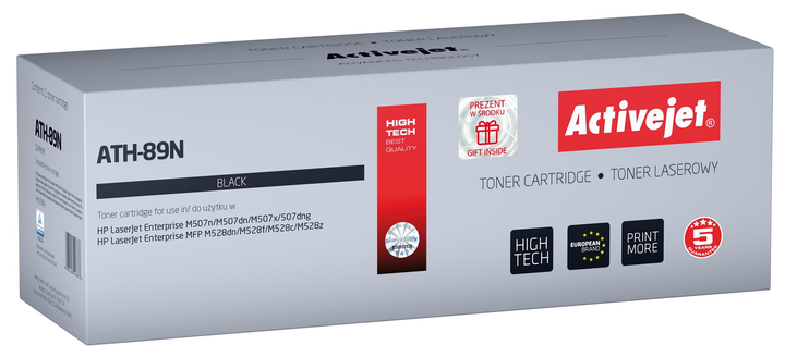 Toner Activejet Supreme do HP CF289A HP 89A HP89A z chipem Black (ATH-89N) - obraz 1