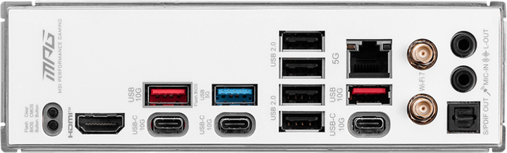 Материнская плата MSI MPG B850 Edge Ti Wi-Fi (sAM5, AMD B850, PCI-Ex16) - изображение 4