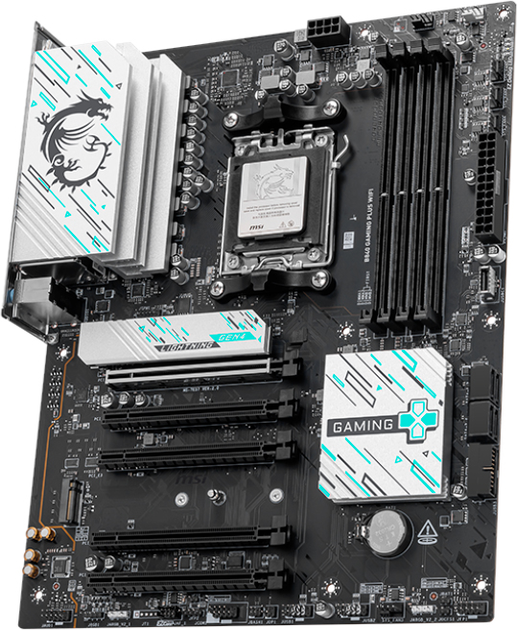 Материнская плата MSI B840 Gaming Plus Wi-Fi (sAM5, AMD B840, PCI-Ex16) - изображение 2