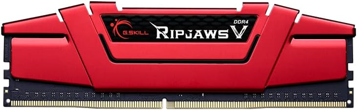 Pamięć RAM G.Skill DDR4-2400 16384MB PC4-19200 (Kit of 2x8192) Ripjaws V Red (F4-2400C15D-16GVR) - obraz 2