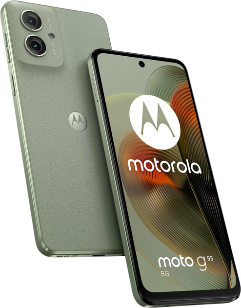 Мобільний телефон Motorola Moto G55 8/256GB Smoky Green (PB5U0004SE) - зображення 4