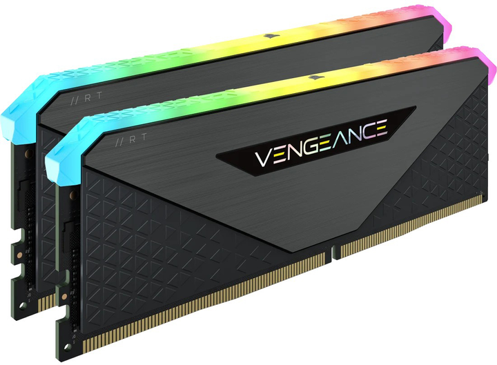 Pamięć RAM Corsair DDR4-3600 32768MB PC4-28800 (Kit of 2x16384) Vengeance RGB RT Black (CMN32GX4M2Z3600C18) - obraz 2