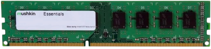 Оперативна пам'ять Mushkin Essentials LV DDR3L-1600 8192MB PC3L-12800 992031 (846651016881) - зображення 1