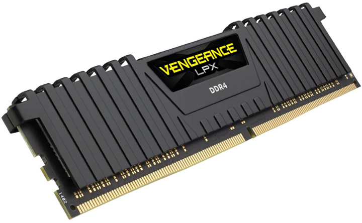 Оперативна пам'ять Corsair DDR4-3600 32768MB PC4-28800 (Kit of 4x8192) Vengeance LPX Black (CMK32GX4M4D3600C18) - зображення 3