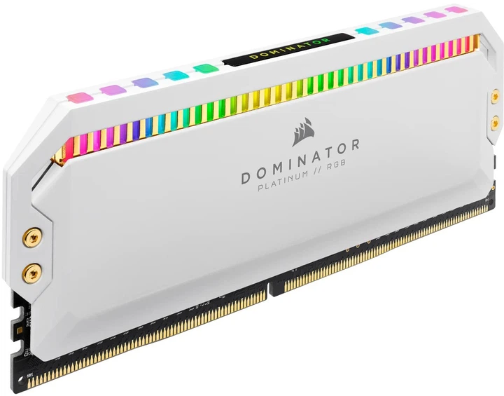 Оперативна пам'ять Corsair DDR4-3200 32768MB PC4-25600 (Kit of 2x16384) Dominator Platinum RGB White (CMT32GX4M2E3200C16W) - зображення 8