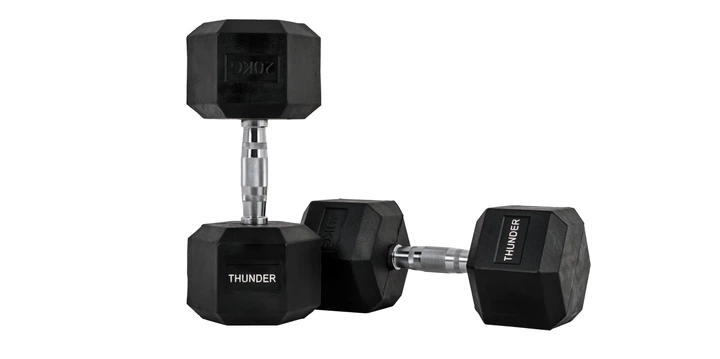 Гантель шестигранна THUNDER 20 кг - изображение 4